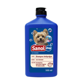 Shampoo Sanol Dog Antipulgas Fr 500 ml