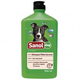 Shampoo Dog Pelos Escuros Fr 500 ml
