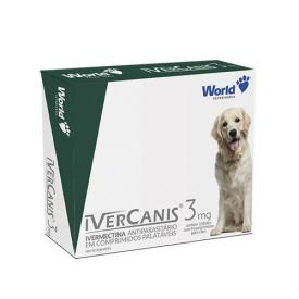 Ivercanis 3 mg Cartela 4 Comprimidos