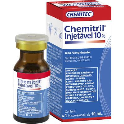 Foto 1: Chemitril Enrofloxacina 10 Inj Fr 10 ml