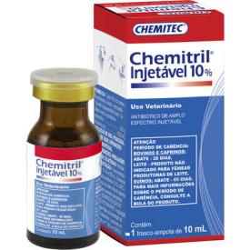 Chemitril Enrofloxacina 10 Inj Fr 10 ml