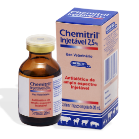 Chemitril Enrofloxacina 2.5 Inj Fr 20 ml