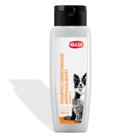 Shampoo Condicionador Ibapet Antipulgas  200 ml