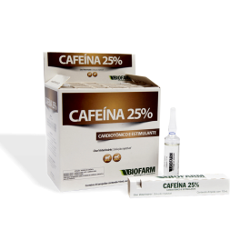 Cafeína 25%  Inj 10 ml Ampola