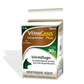 Vermífugo Vermicanis Plus 30Kg