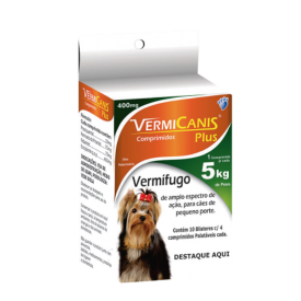 Vermífugo Vermicanis Plus 5Kg