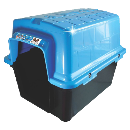 Foto 3: Casinha Plastic Furacao Pet N1-Azul