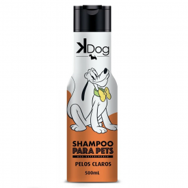 Shampoo Para Pets Pelos Claros Kdog 500 Ml