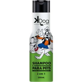 Shampoo E Condicionador Para Pets Kdog 500 Ml